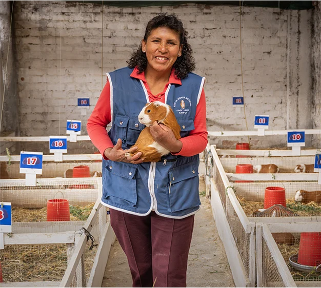 Beneficiaria de beca FONDOEMPLEO durante su formación